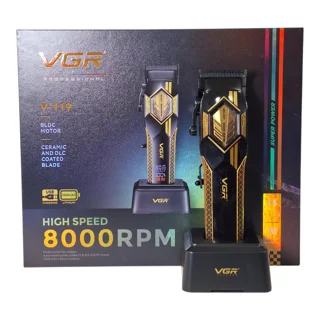 ست ماشین اصلاح حرفهای VGR مدل V-۱۱۹