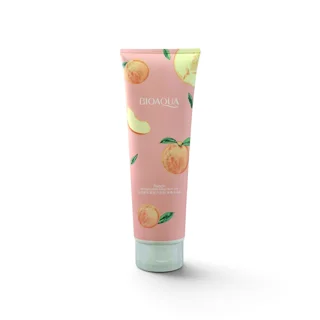 نمک بدن و اسکراب بدن برند بیو آکوا (BIOAQUA) با طعم هلو با حجم ۲۵۰ گرم