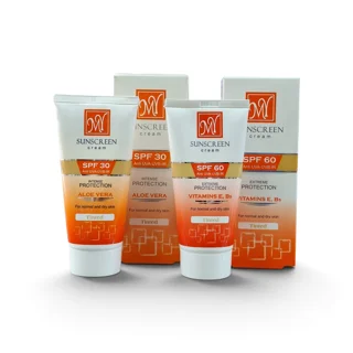 کرم ضد آفتاب رنگی مای (MY) دو نسخه SPF 30 و SPF 60 با حجم ۵۰ میل