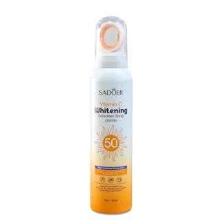 اسپری ضدآفتاب ویتامین  SPF50 C سادور (SADOER) حجم ۱۵۰ میل