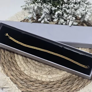 دستبند استیل کارتیر طلایی ۵m