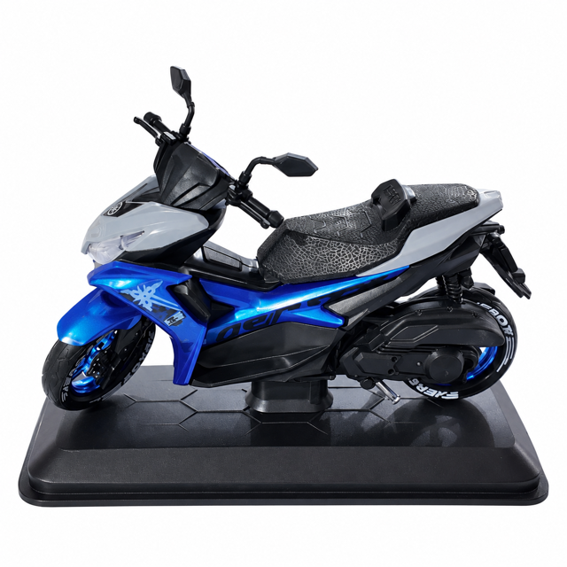 ماکت دکوری موتورسیکلت یاماها ایروکس (Yamaha Aerox) با فرمان متحرک