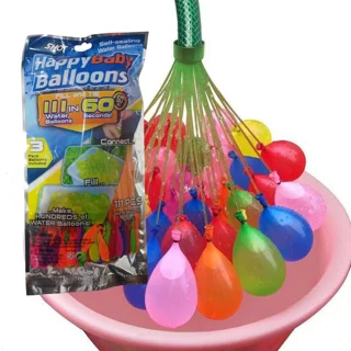 بادکنک آبی واتر بالون{water balone} 3 دسته ی 111 عددی