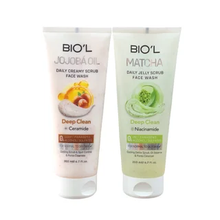 شوینده صورت جوجوبا و ماچا Jojoba و Matcha بیول 200میل