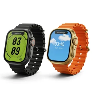 ساعت هوشمند برند KEQIWEAR مدل KW97 Ultra 3 با 3 بند متنوع