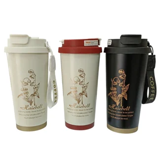 تراول ماگ دوجداره و دوحالته COFFEE CUP با استیل 316 کد 76