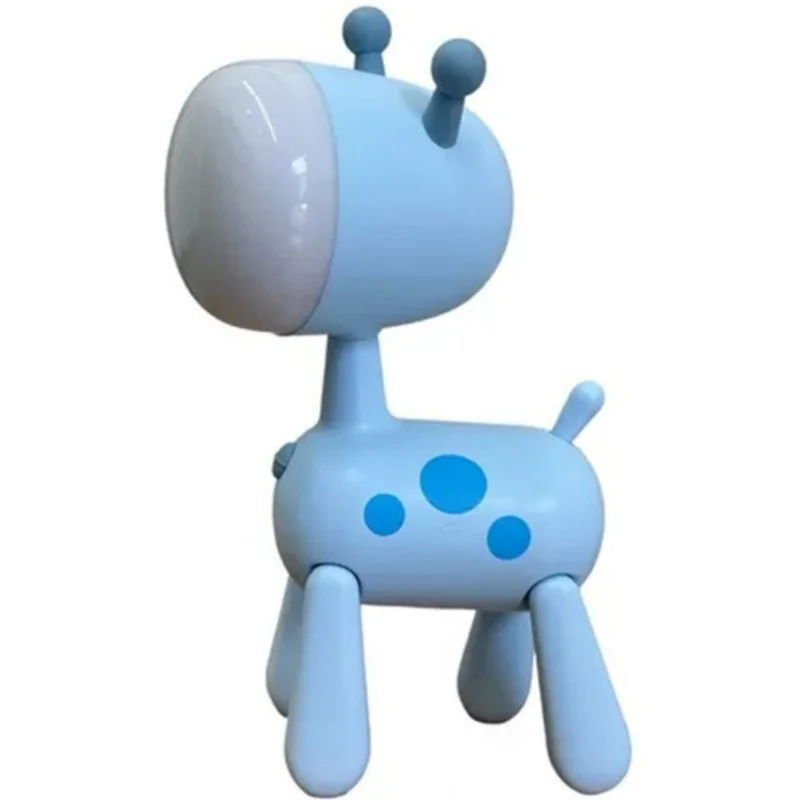 چراغ مطالعه و خواب فانتزی شارژی طرح زرافه ( آبی رنگ )