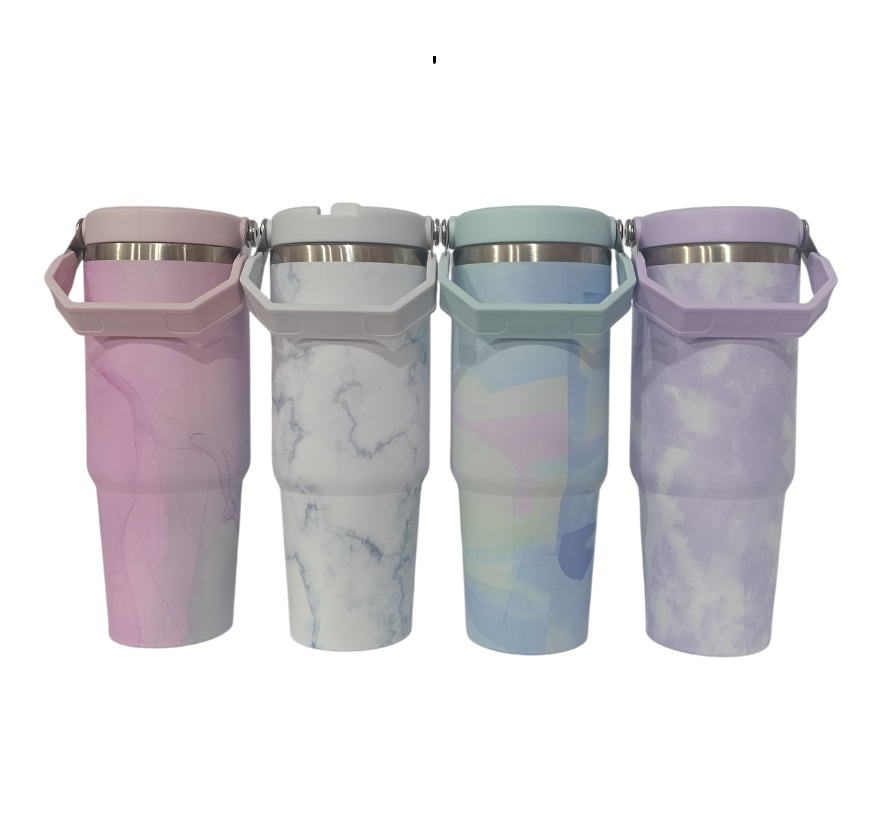 تراول ماگ AMSZM-  مدل: Cloud ضدزنگ و دوجداره (کد145)