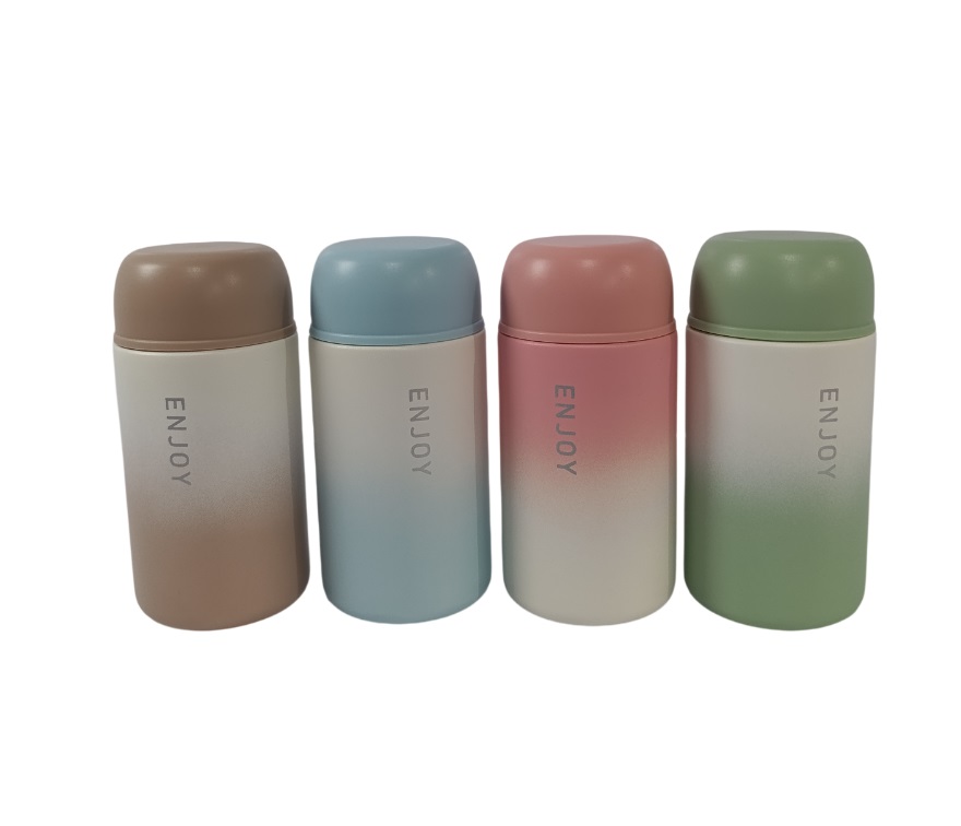 فلاسک استیل 200ml مدل ENJOY- برند MSZM - طراحی گرادیانی با استیل 316