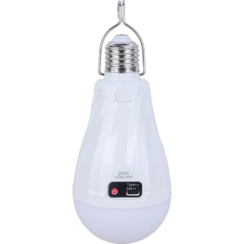 لامپ شارژی و اضطراری آویز دار 20 وات مدل Z-725  (سفید رنگ)