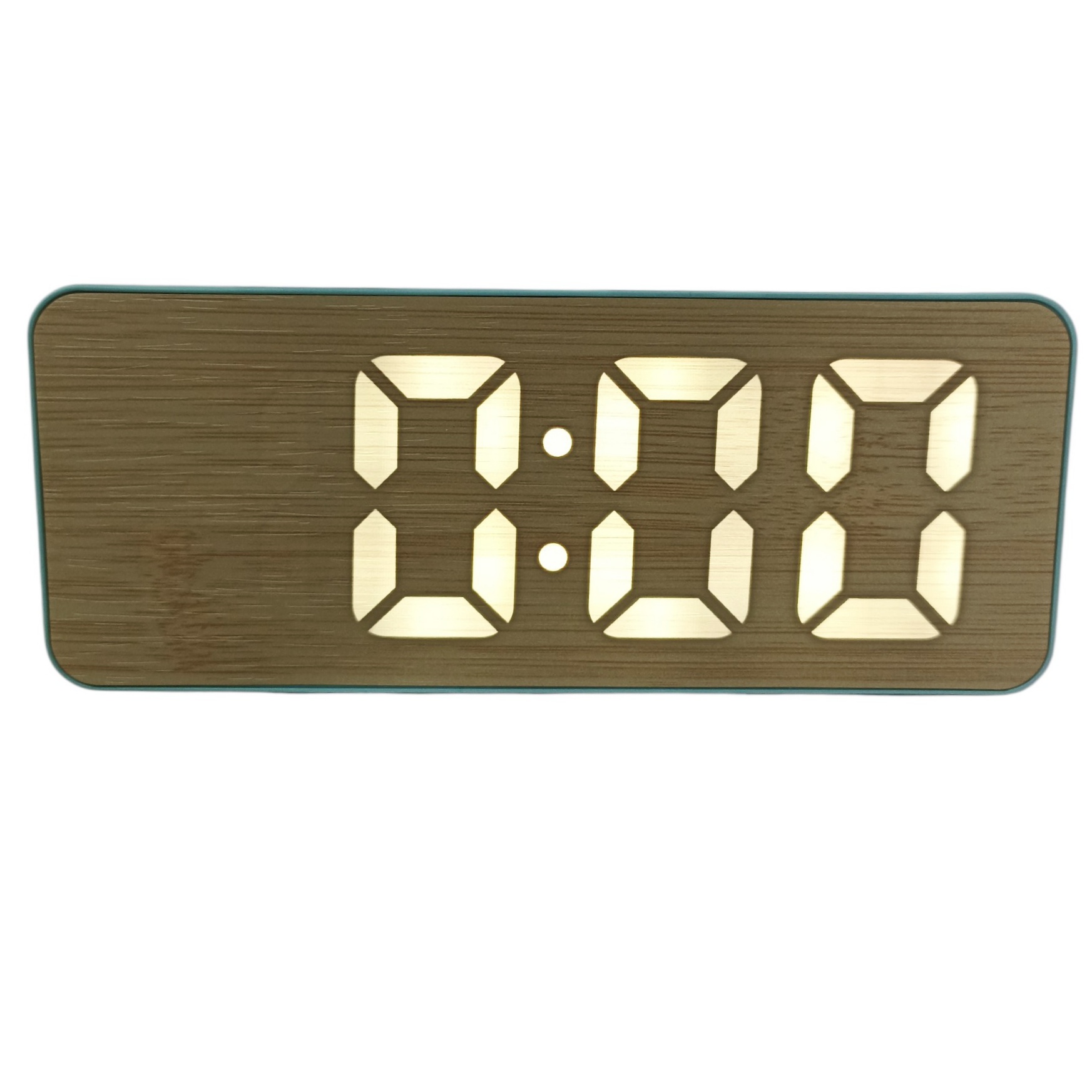 .ساعت رومیزی دیجیتال gaosiio مدل DS-5821L فیروزه ای رنگ