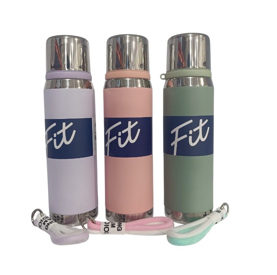 فلاسک استیل 700ml مدل Fit با بندGOOD DAY