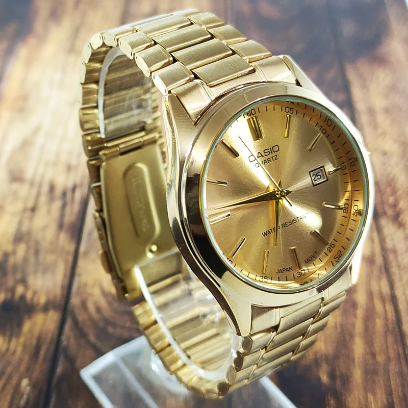 ساعت مردانه CASIO کاسیو مدل 1199 طلایی