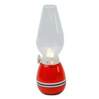 چراغ شارژی فوتی طرح فانوس LED ( قرمز رنگ)