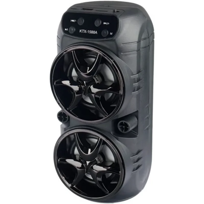 اسپیکر بلوتوثی قابل حمل KTX ورژن اورجینال  مدل 1588 (مشکی رنگ)