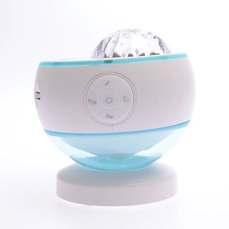 پروژکتور و چراغ خواب فانتزی طرح شفق قطبی مدل WH_E24 با ریموت کنترول  (سفید رنگ)